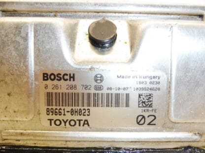 ECU Bosch 1.0i 1KR 0261208702 89661-0H023