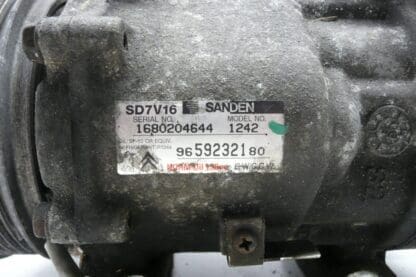 Sanden SD7V16 1242 9659232180 luftkonditioneringskompressor