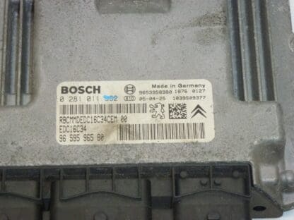 Bosch EDC16C34 0281011392 styrenhet