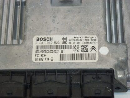 ECU Bosch EDC16C34 0281012523 9664843480