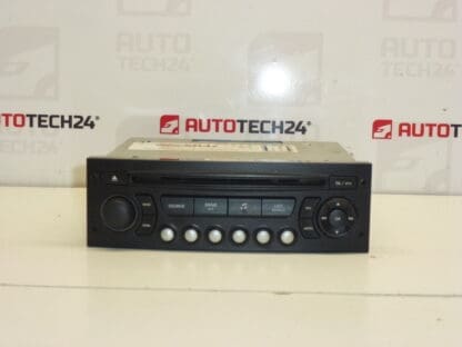 Bilradio med CD MP3 Citroën Peugeot 9666967777 6579FG