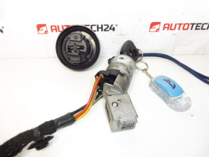 Switchbox, tanklock, 1 nyckel Peugeot 307 4162AS 4162X4