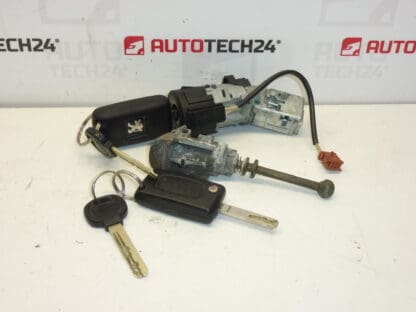 Switchbox, dörrlås och två Citroën Peugeot 4162EQ nycklar