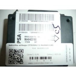 Citroën C5 Airbag ECU 9648665580 6546E6